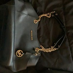 Black Authentic Micheal Kors Chain Shoulderbag